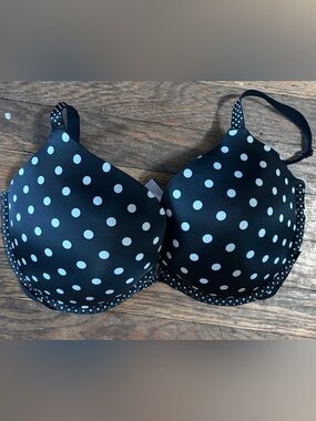 Victoria's Secret Black and White Polka Dot Bra